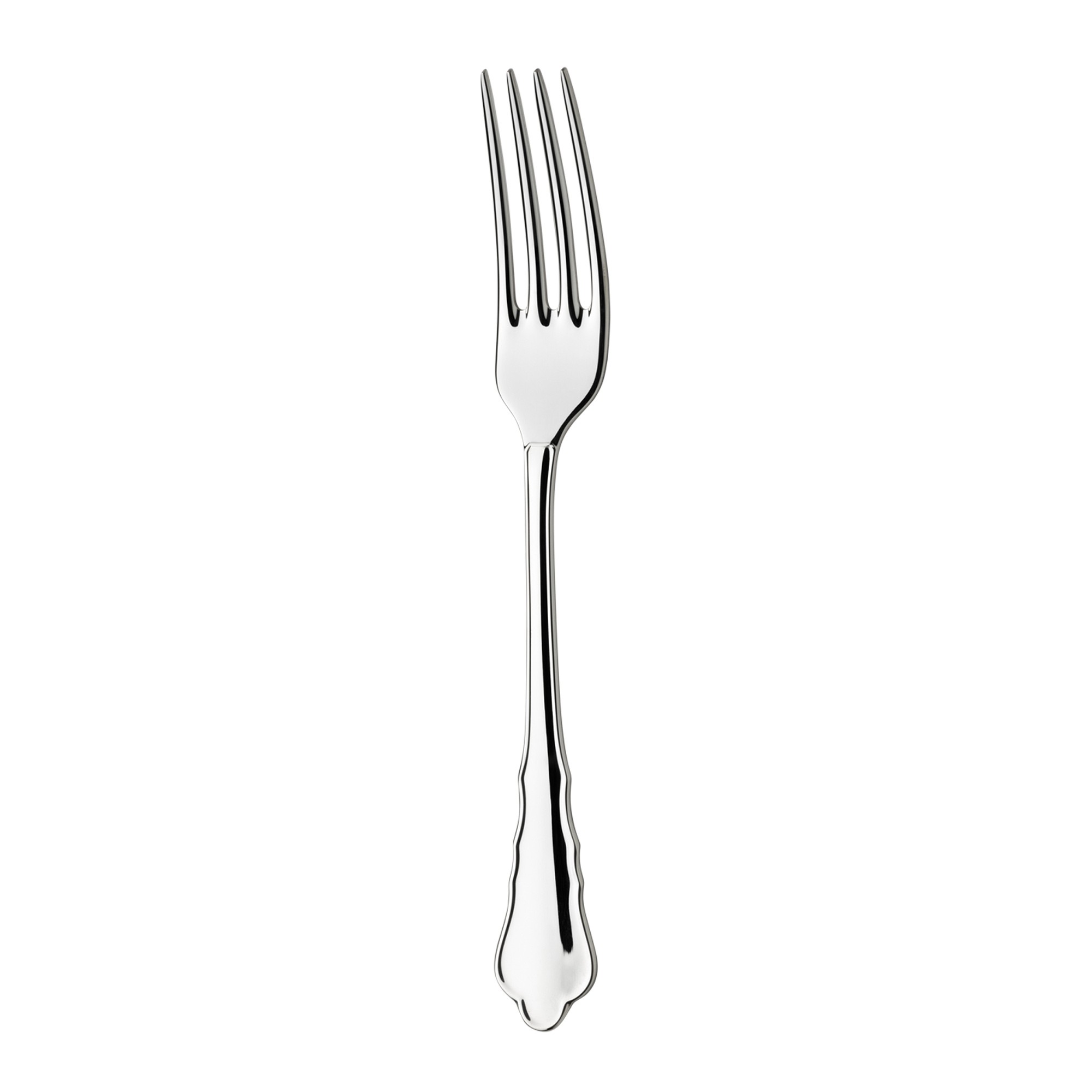 Silver table fork - Menuett